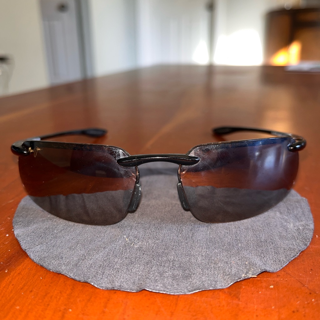 Maui Jim Kanaha Sunglasses Model Mj 409 02 In Good Condition
